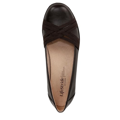 LifeStride Womens Incredible 2 Ballet Flats Dark Chocolate 6.5 M by LifeStride - Used condition - Image 6