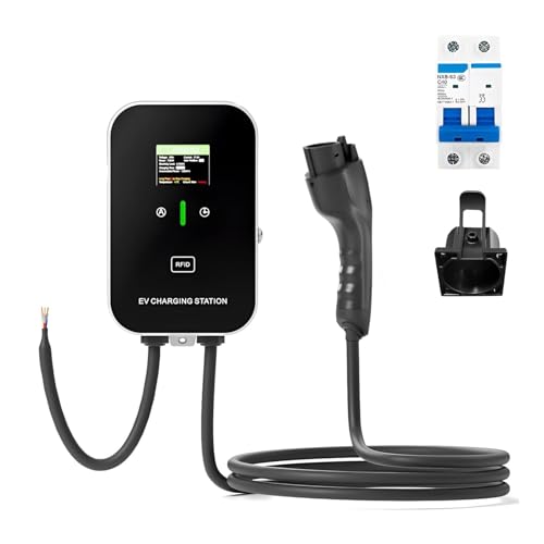 EV �E�H�[���{�b�N�X 5 ���[�g�� 7KW 32A �d�C�����ԏ[�d�p�^�C�v 1/�^�C�v 2 �[�d��P�[�u���J���[�X�N���[���J�[�h�X���C�v/�[�d�o�[�W����(Type1 Without Card)