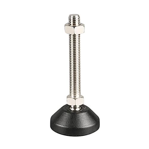 Patas niveladoras M12 x 80mm KATSU para regular altura de muebles y bancos de trabajo, 4 uds 6