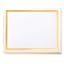 White with Gold Foil