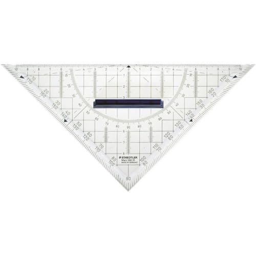 Preisvergleich Produktbild STAEDTLER Mars 568 35 Geometriedreieck, 22cm, Plexiglas, glasklar