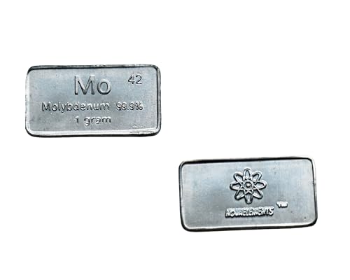 Molybdenum Ingot, Molybdenum Metal Ingot, Molybdenum Metal Sample, 1 gram 99.9% Pure for Element Collection