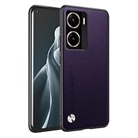 Pour Vivo V29e 5G Skin Feel Étui De Téléphone En Cuir Magnétique Marron Foncé