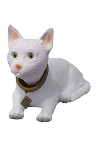 Preisvergleich Produktbild RAKSO Wackel Figur Katze weiß bobblehead
