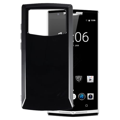 OAGELIM Hülle kompatibel mit Oukitel K10000 Pro Hülle Stoßfeste TPU Weiche Flexible Schützende Handyhülle mit Kratzfestigkeit & Militärischer Fallschutz (Schwarz)