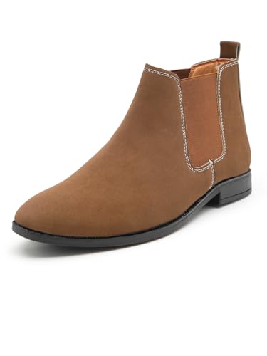 Image of Men's Slip On Fashion Chelsea Boots | High Tops, Soft Cushioned Insole, Comfortable Fit, Trendy, Stylish Boots