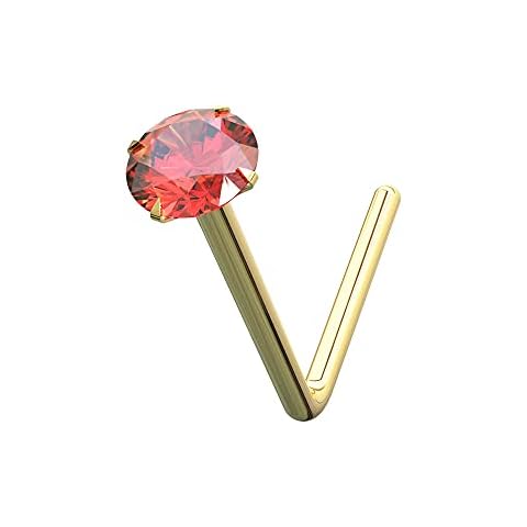 Conjunto de Piercing de Labret 9K Garra Oro Amarillo Cover