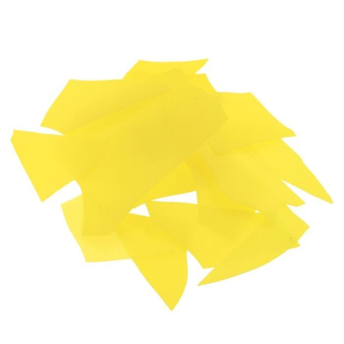 Bullseye Glass Confetti - Canary Yellow - Fusible 90 COE