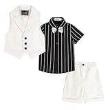 LOLANTA Easter Outfits for Little Boys Trajes De Vestir para NiñOs (White, 4T)