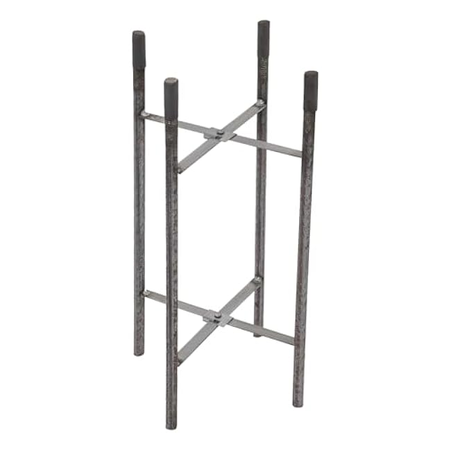 13Ft Tall Street Light Pole, Outdoor Metal Split Street Lamp Equal Pole Courtyard Street Lighting Post, Adjustable Heavy Duty Light Pole with Mounting Rebar Cage Base for Parking Backyard Patio Yard