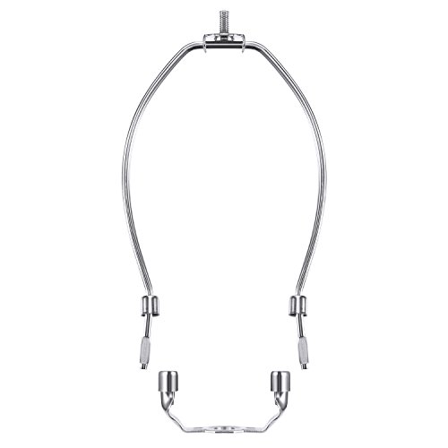 Maxdot 2 Pieces Lamp Harp Holder For Table And Floor Lamps (Chrome Polished, 8 Inch) #TOP3