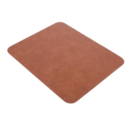 Mouse pad de cuero sintético vintage ideal para tu escritorio de oficina o portátil