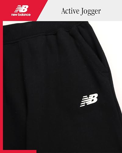 New Balance Girls Sweatpants - Soft Fleece Joggers with Drawstring Waist & Pockets - Casual Athletic Sweatpants for Girls2