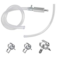 GXAHSOL Bremse Entlüften Schlauch, Motorrad Bremse Bleeder, One Way Valve Tube Bleeding Tools für MotorräDer, Hydraulischer BremsenentlüFter