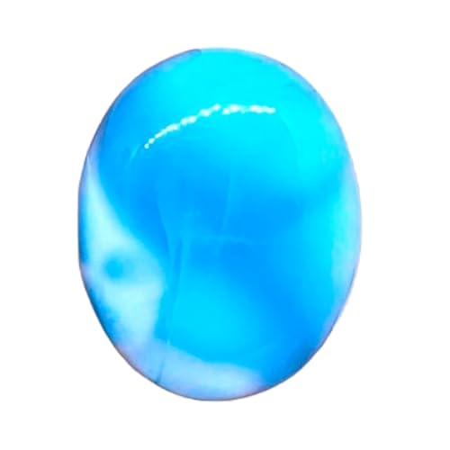 Larimar naturel en cabochon ovale 22x18x7mm pour collier et bague