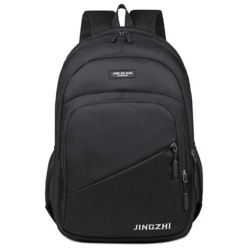 Sac à dos élégant et spacieux noir avec rangement ordinateur voyage