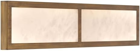 Minka Lavery 2682-788-L Stiles 24" Wide Bathroom Vanity Light - Ashen Gold with Alabaster Stone