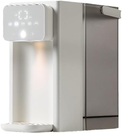 Dispensador de agua caliente instantáneo de 3 litros, hervidor eléctrico con ebullición rápida de 2000 W, 8 ajustes de temperatura, agua filtrada,