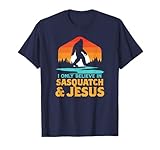 Photo Gallery i only believe in sasquatch & jesus funny bigfoot retro maglietta Photo Gallery i only believe in sasquatch & jesus funny bigfoot retro maglietta