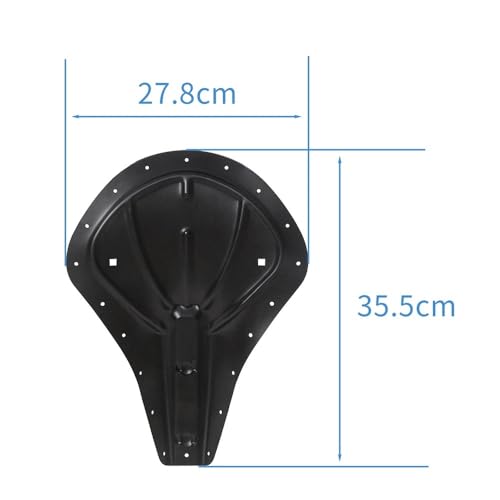 Asiento individual de moto con bisagra para proyectos de restauración Custom y Bobber 3