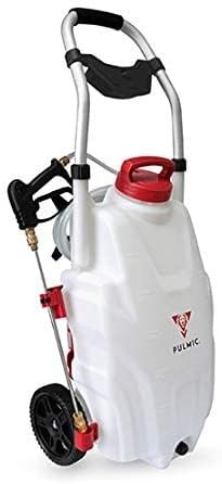 Pulverizador Eléctrico con Ruedas PULMIC Pegasus 35L. 3 Velocidades Pulverización hasta 7 Bar, 3 Horas de Autonomía continua, Manguera de 6M. Bateria de Litio. Fumigadora Pulverizador. EN LIQUIDACION