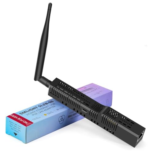 SMLIGHT SLZB-06 NoPOE – A Zigbee 3.0 to Ethernet, USB, and WiFi Adapter, Works with Zigbee2MQTT, Home Assistant, ZHA（Not Supporting POE Power）