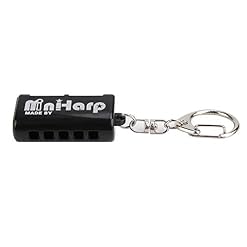 Eulbevoli Mini Harmonica, Petite Harmonica de Poche Installation Forte 5 Trous 10 Tons pour la Maison(Le Noir) - Les Beatles, Paul McCartney, John Lennon, RIngo Starr, George Harrison