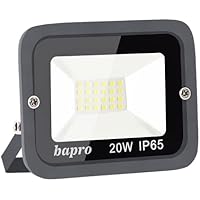 20W LED Foco Exterior Alto Brillo Proyector Led Impermeable IP65 Blanco Cálido 3000K Floodlight Led Foco Exterior Iluminación para Patio, Camino, Jardín, Almacén
