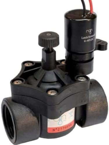 Rain RN 150 elettrovalvola irrigazione giardino orto, 1" pollice femmina F-F, solenoide bistabile 9 V volt DC, Set 1 pezzi