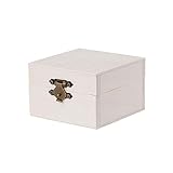 ❤ Taille: 8.1*8.1*5.2cm, c'est une boîte parfaite pour stocker des bijoux précieux et des petits objets. Les autres accessoires figurant sur les images ne sont pas inclus.
