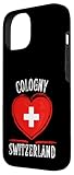 Zoom IMG-1 switzerland flag heart cologny city Zoom IMG-1 switzerland flag heart cologny city
