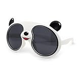 SA106 Kid Child Size Panda Soft Flexible Plastic Racer Sunglasses