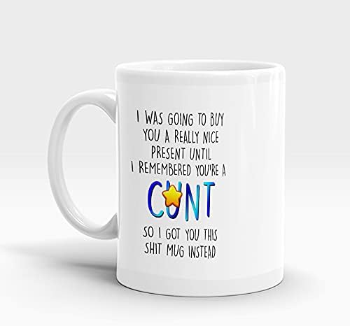 Coffee Cup Rude Offensive C*nt Mugs Swear Word Gifts Adult Humour Banter Colleague Husband Boyfriend Best Friend Present Birthday Xmas