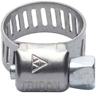 Tridon Boat Fuel Hose Clamps | 7/16-11/16 Inch Stainless (Set of 10)