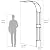 BUKLIYN Half Sided Arch Against The Wall Garden Arch Trellis - Garden Arch Arbor Trellis for Climbing Plants Outdoor - Garden Arch Trellis Arbor for Home Yard and Garden?Black?