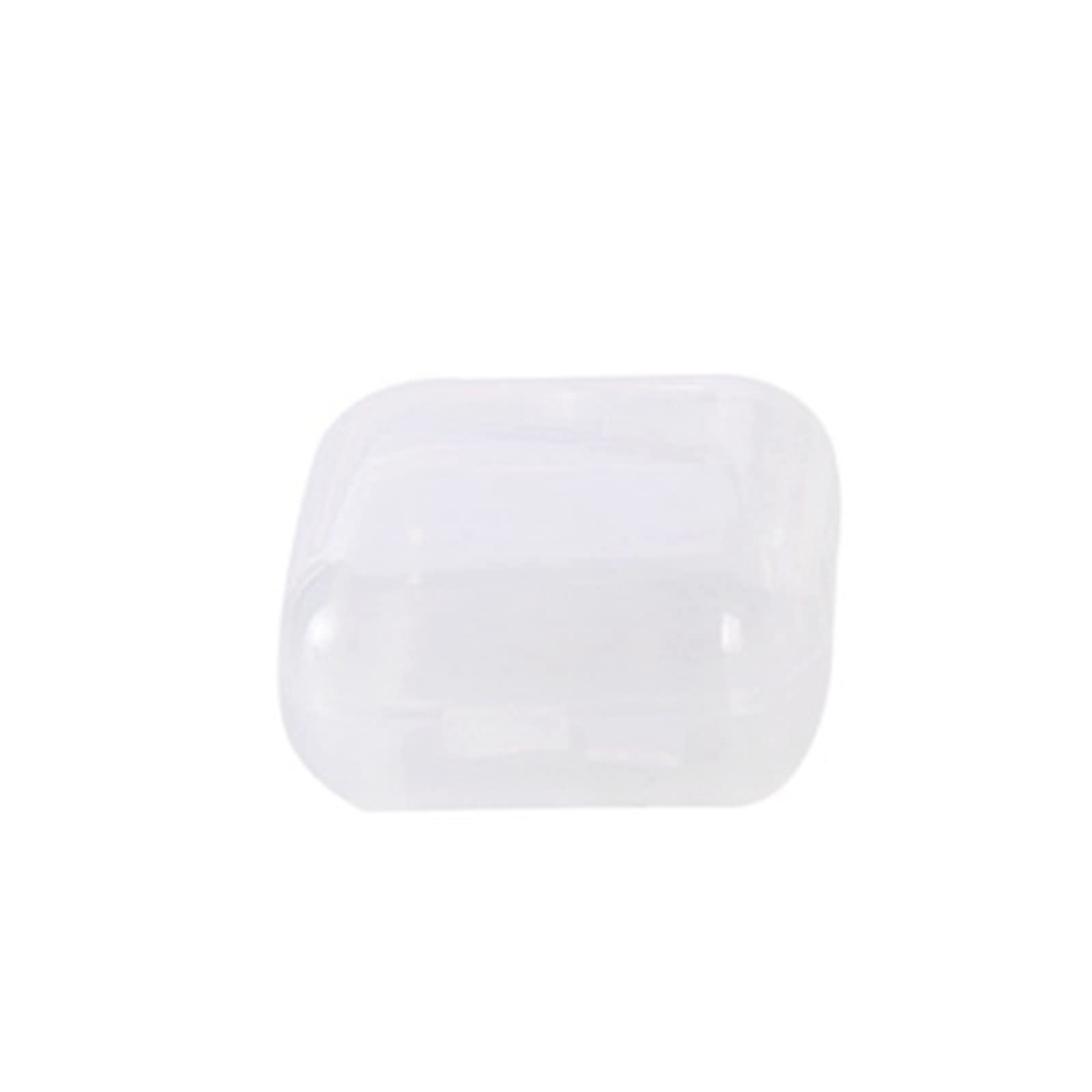LETISR Transparent plastic small box, small medicine box, earring storage box, ring jewelry, earplug box combination, 5PCS