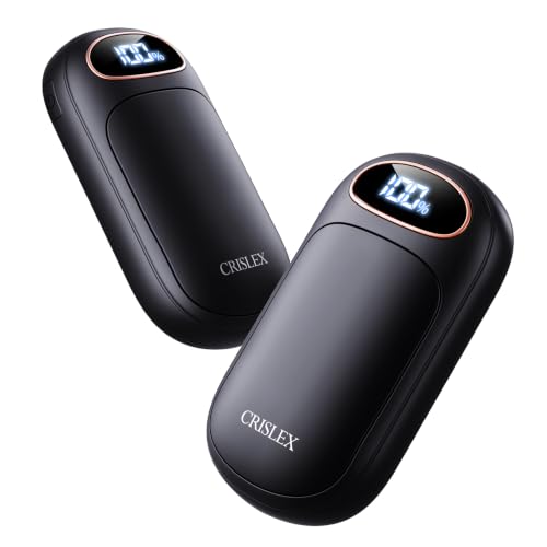 Hand Warmers Rechargeable 2 Pack, Smart LED Display, Long-Lasting Safe Warm | 4...