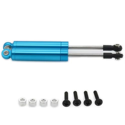 Amortisseurs 1/10 RC aluminium bleu 112mm durabilité supérieure et résistance pour châssis Axial