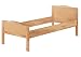Produktbild Erst-Holz® Seniorenbett extra hoch Einzelbett 90x200 Buche-Bettgestell Natur ohne Rollrost 60.70-09 oR