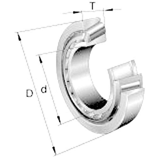 UBC Bearing 32005 X Metrisches Kugellager, einreihig, Kegelrollen, Ø innen, Außendurchmesser: 47 mm, Drehzahl 15400 U/min