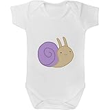 100% algodón super suave Azeeda 6-12 Meses \'Caracol Feliz\' Body de Bebé Unisexo (GR00063845)