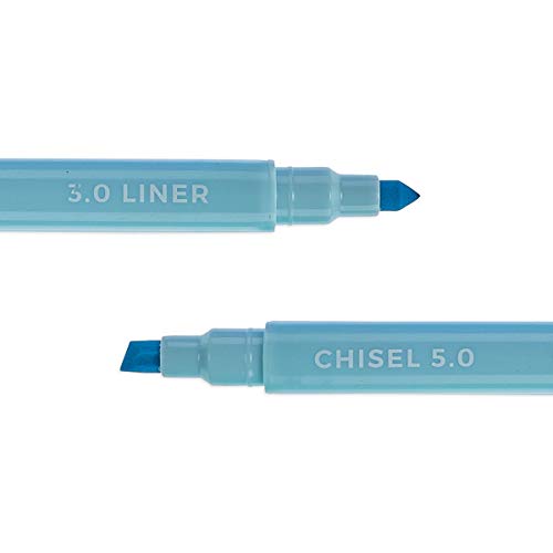 Ooly Pastel Liners Double Ended Markers - Set Of 8 #TOP4