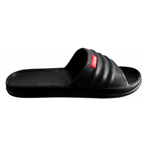 Chinelo Sandália Slide Leve Yvate Massageador Nuvem Macio (Preto, BR, Adulto, Numérico, 40)
