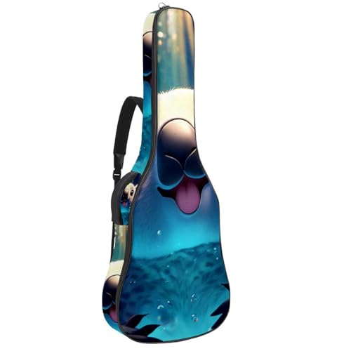 Sac de guitare acoustique étanche housse 101,6 cm multicolore