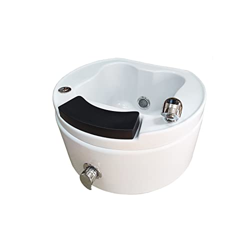 WYOERN Colorful Lamp Footbath Foot Massager Spa Foot Bath Deep Foot Bath Spa with Massage Pedicure Bowl with Pedicure Foot Rest Footbath Bucket Special for Hotel Foot Bath Club