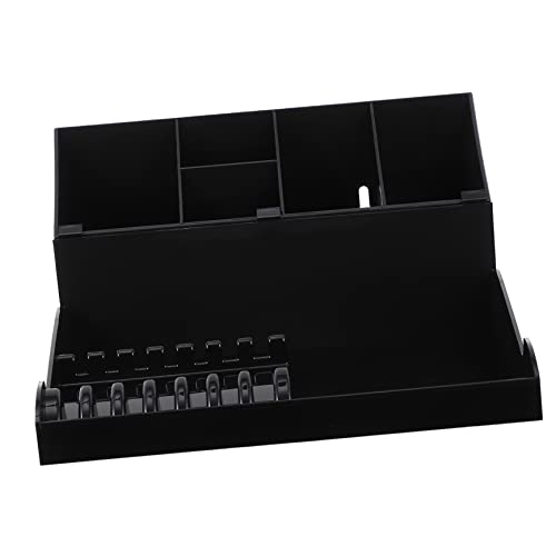 ARTSEWPLY Hairdressing Tool Storage Holder Scissor Comb Holder Hair Salon Organizer Plastic Storage Box for Hair