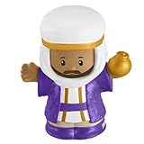 Replacement Part for Fisher-Price Little People Nativity Set - HMX70 ~ Wiseman Wearing a Purple Robe Carrying a Gift for Baby Jesus ~ Works Well with All Little People Sets!