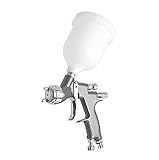 Farbspritzpistole, Spritzpistolen-Set, Kit-Spritzpistole Mit 1,3-mm-Spitze, 600-CC-Becher Und Bechersystemanschluss For Alle Autolackierarbeiten(Grey)
