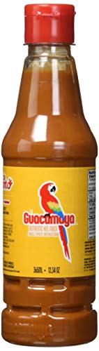 La Guacamaya Authentic Hot Sauce (12.34 fl.oz.) - Mexican Hot Sauce - Salsa Hot - Spicy Sauce Mexican Food - Picante Sauce