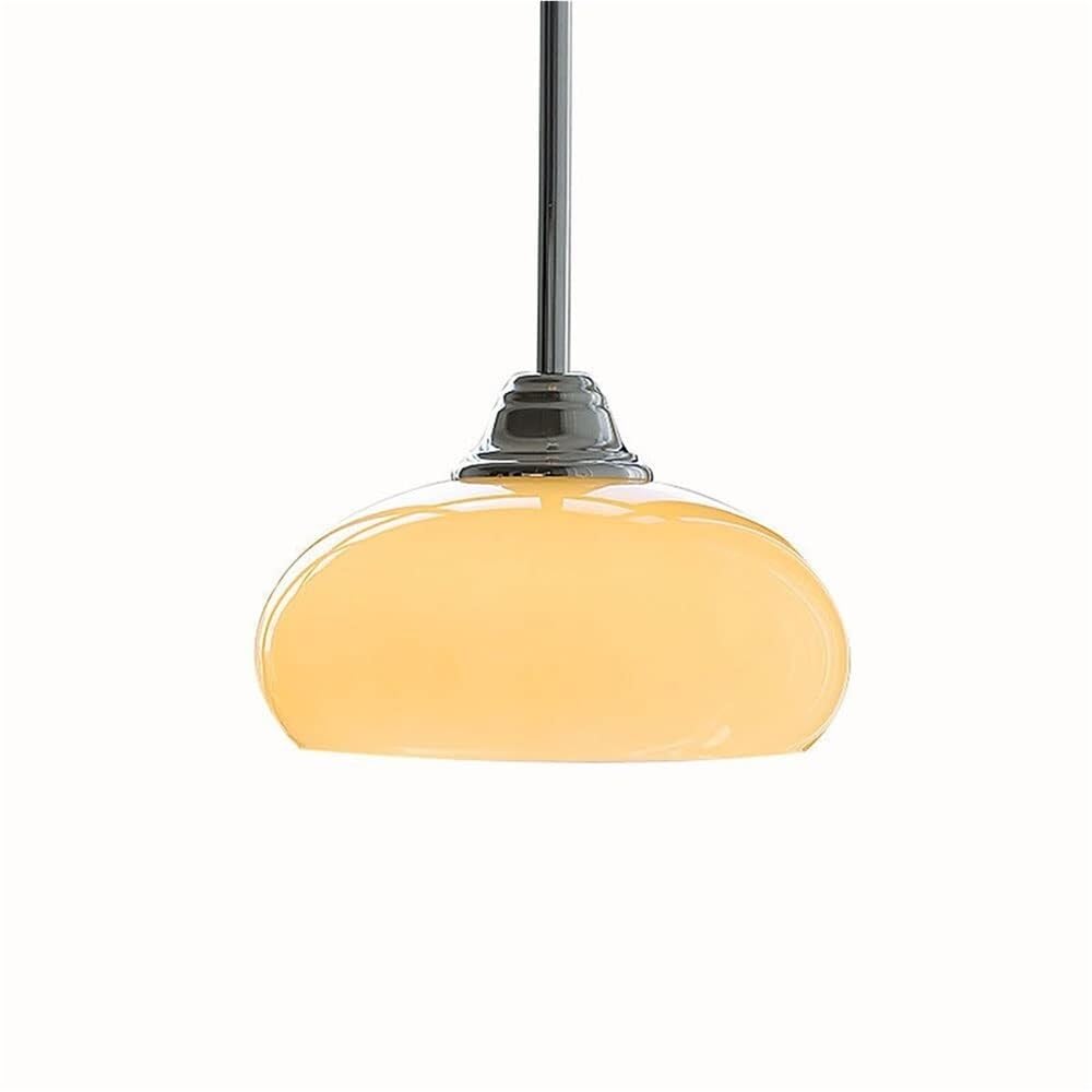 Lustre pour îlot de cuisine avec suspension en verre opaque réglable